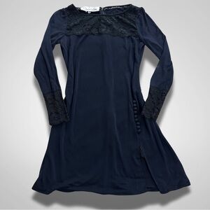 Vintage Oscar de La Renta Lace Mini Dress